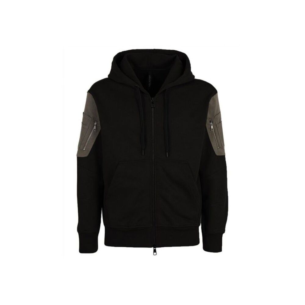 Neil Barrett Cotton Logo Hooded Sweatshirt Men
